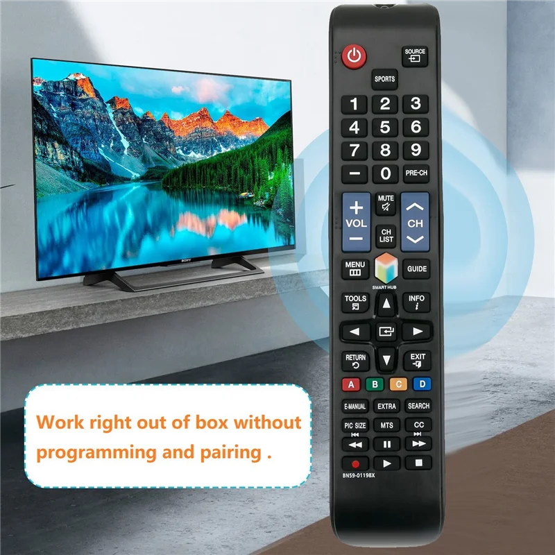 BN59-01198X заменить пульт дистанционного управления для Samsung Smart TV UN40J6200 UN40J6300 UN55J6200 HDTV