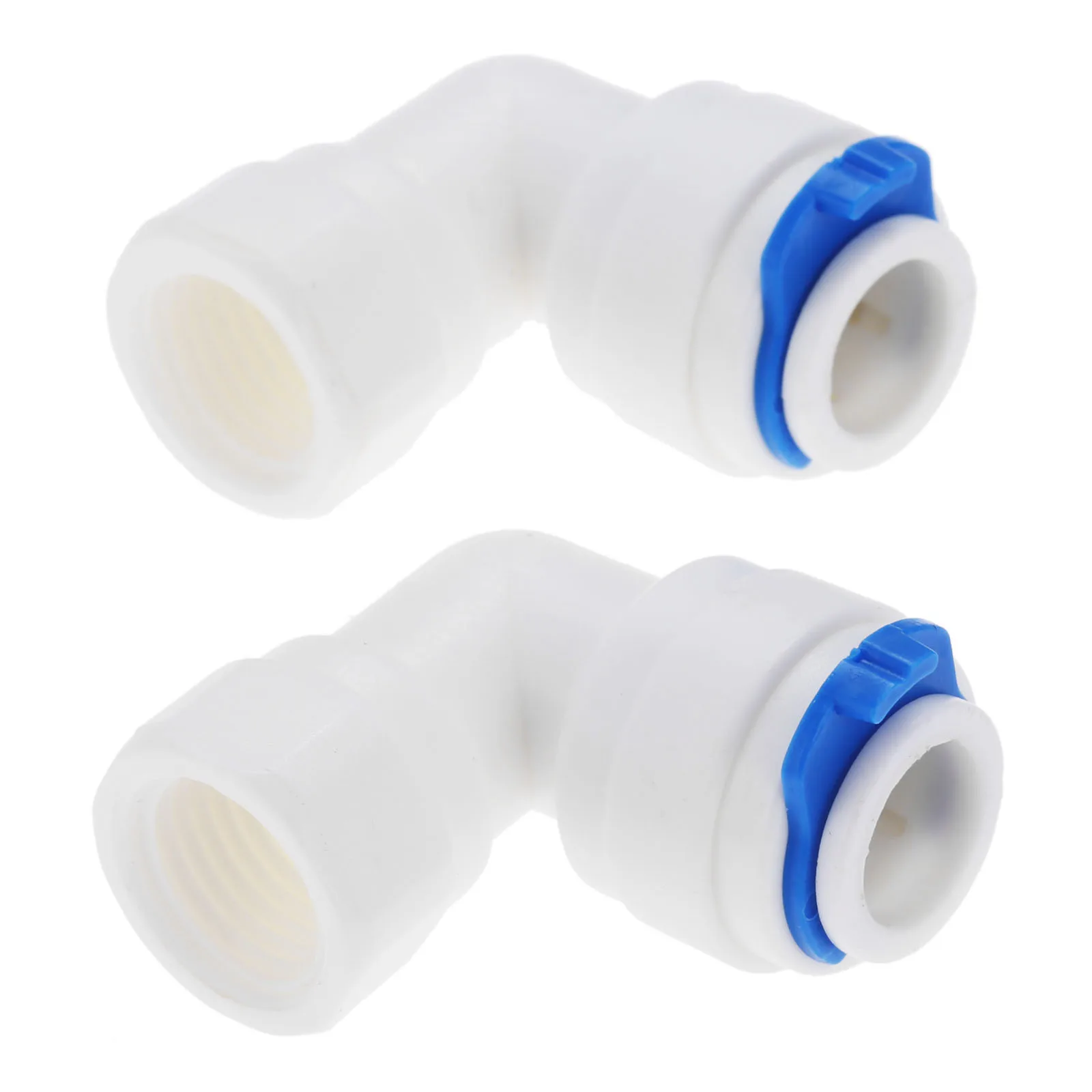 

DRELD 2 шт. 1/4 "BSP Женская резьба Пластиковая Труба Быстрый осмос Reversa Aquario соединитель RO водопровод колено 3/8" OD шланг