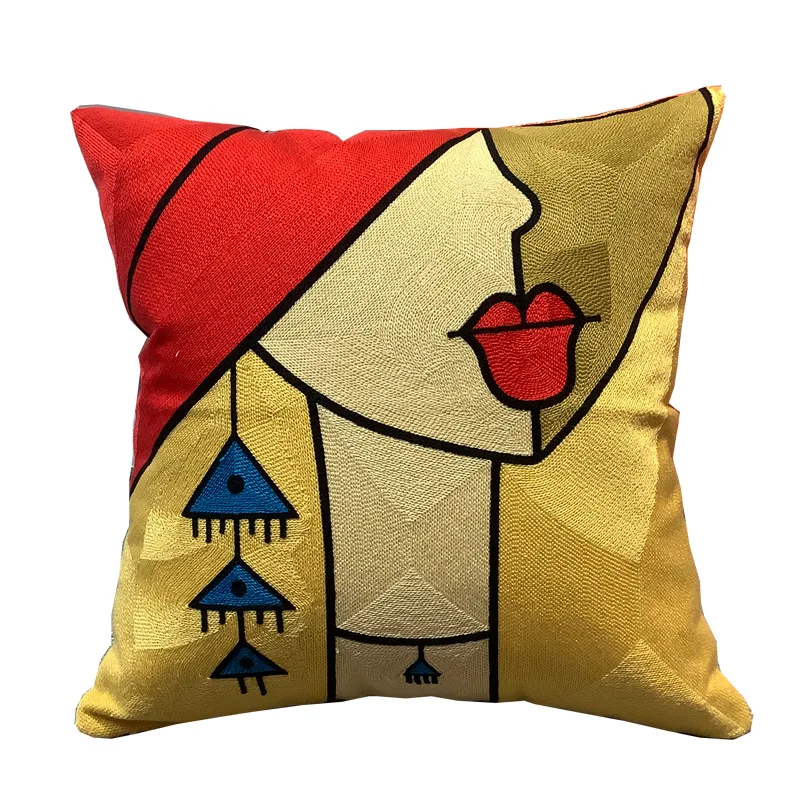 

Nordic Embroidery Cushion Covers Funda De Cojin Bordada Couch Cushion Cover Home Decoration