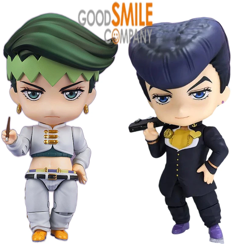 

10Cm Originele Goede Glimlach Gsc Nendoroi Jojo's Bizarre Adventure Josuke Rohan Kishibe Kwai Q Versie Action Figure Toy Gift