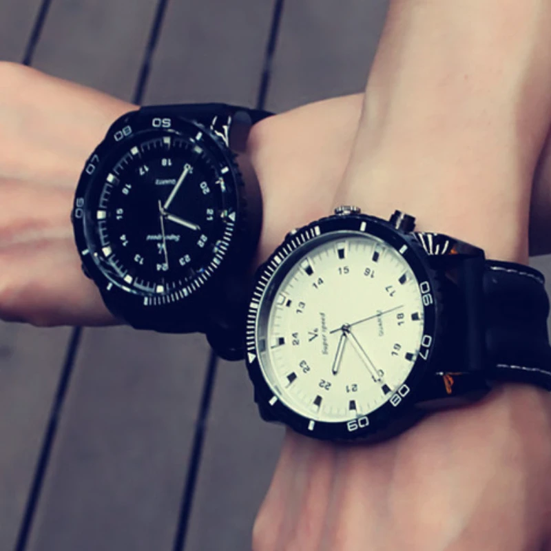 

2022 Fashion Man Watch Trend Big Dial Street Cool Festival To Send Friends Groomsmen Gifts Men Quartz Watch Reloj Hombre