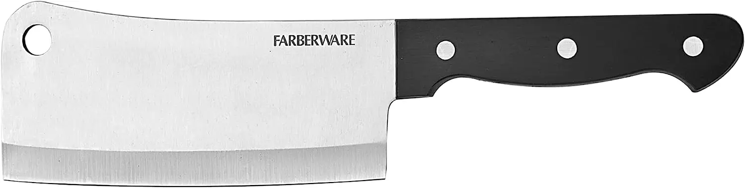 

High carbon stainless steel kitchen knife with triple rivet stamped, 15cm, , 5099687 Super Sharp Meat and Fruit Kitchen Knife Cu