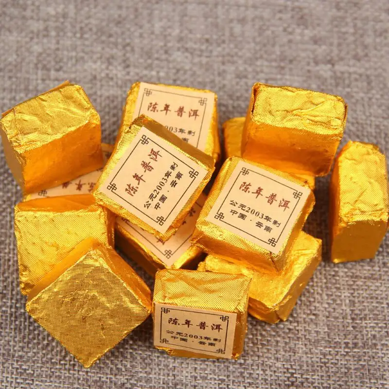 

2003 Little BRIC Pu-erth Ripe Tea, Yunnan Menghai Small Square Brick, 2003 Little BRIC Pu-erth Tea, Ripe Tea