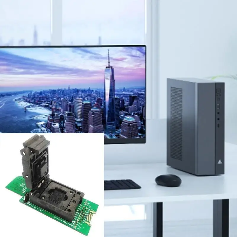 96BA EMMC169 сжигание чипа сокет EMMC169 Тестовый сокет EMMC BGA Adapter Легко в использовании (art.: 3920cd77960bb) - 3920cd77960bb