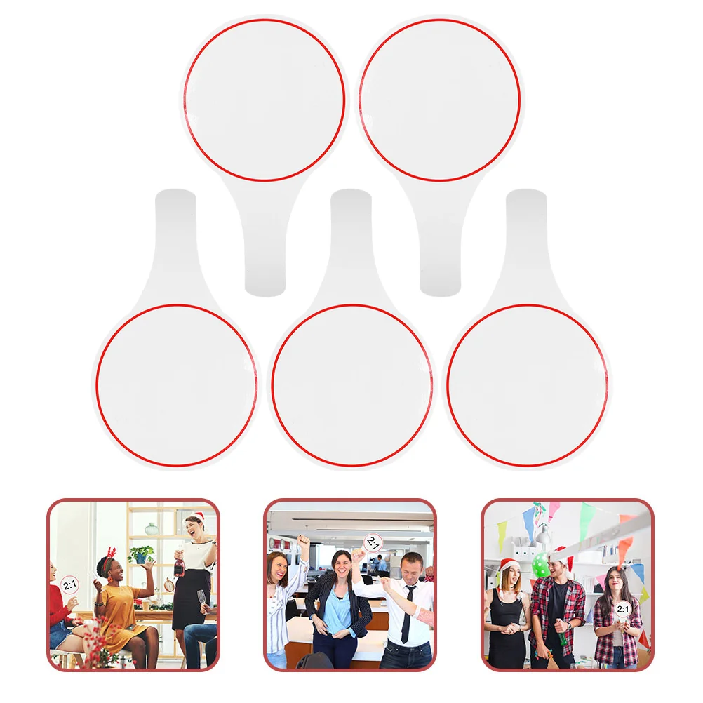 5 шт. табло ручные белые доски для сухого стирания аукционная доска с подписью