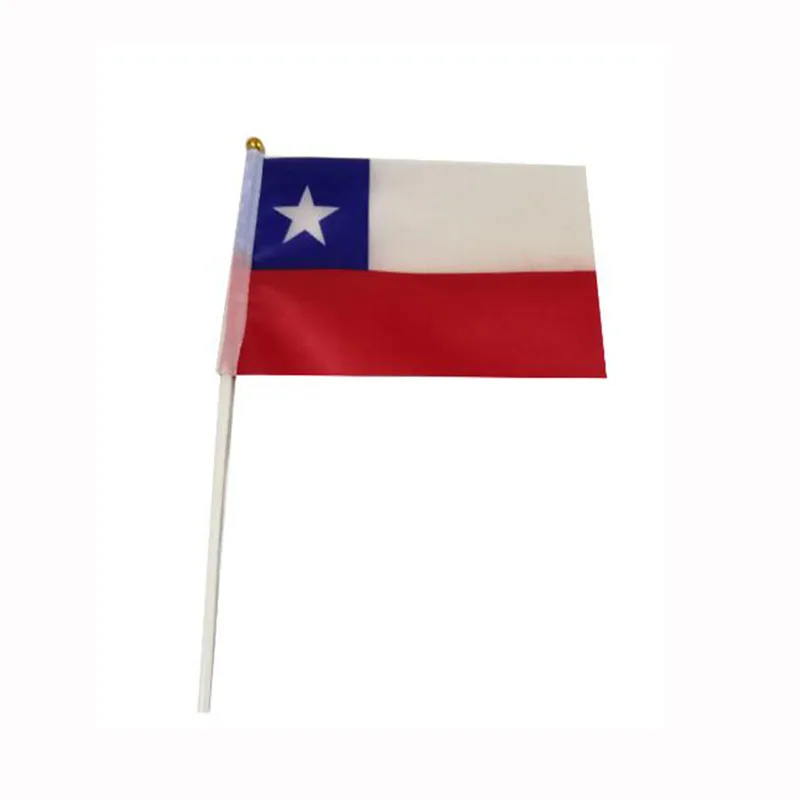 

14*21 CM Chile Country Flag Polyester Banner 100PCS/LOT
