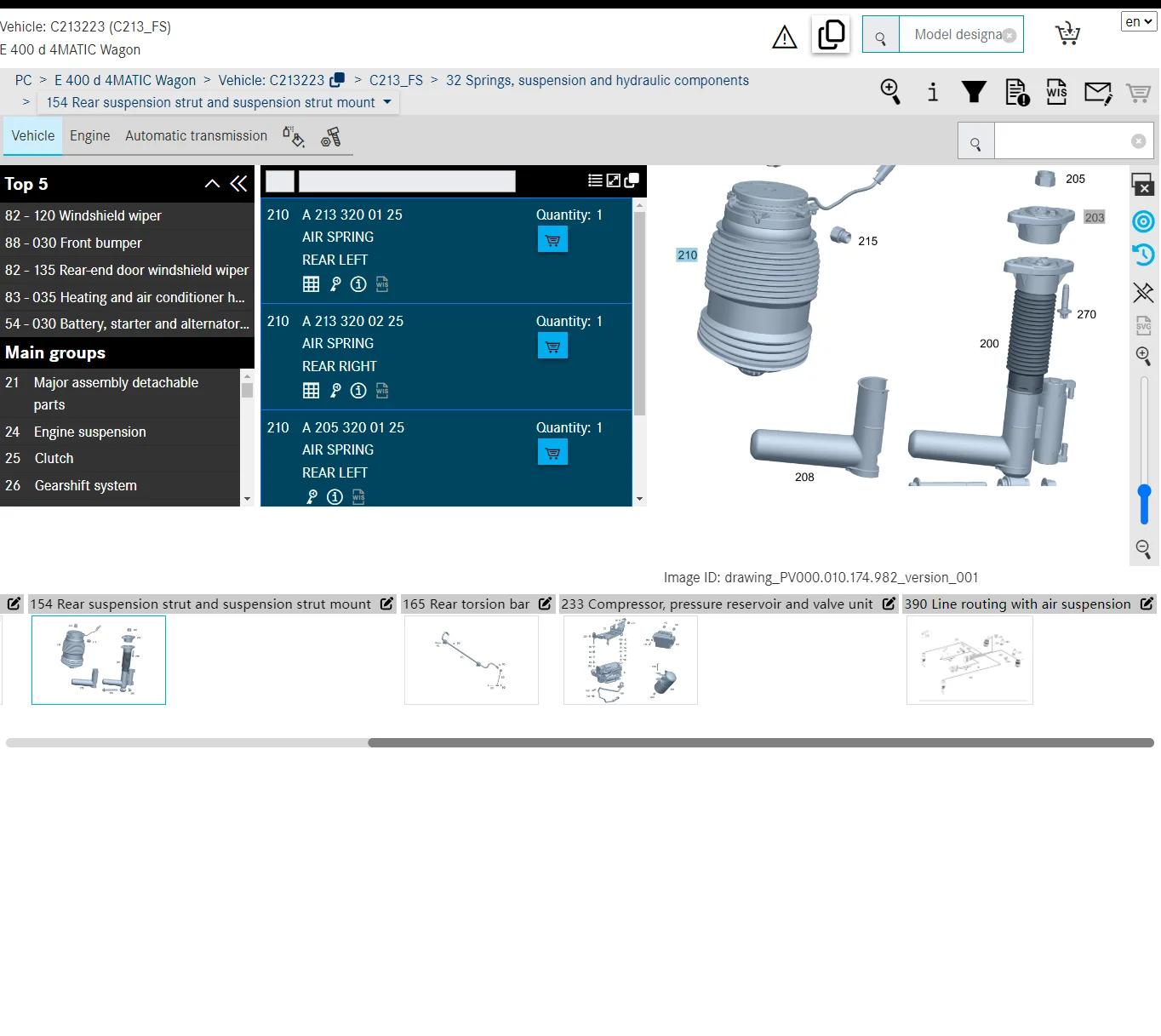 2133200125 2133200225 W253 W257 GLC250 GLC300 GLC400 CLS450 воздушная подвеска пружинный паровой барабан