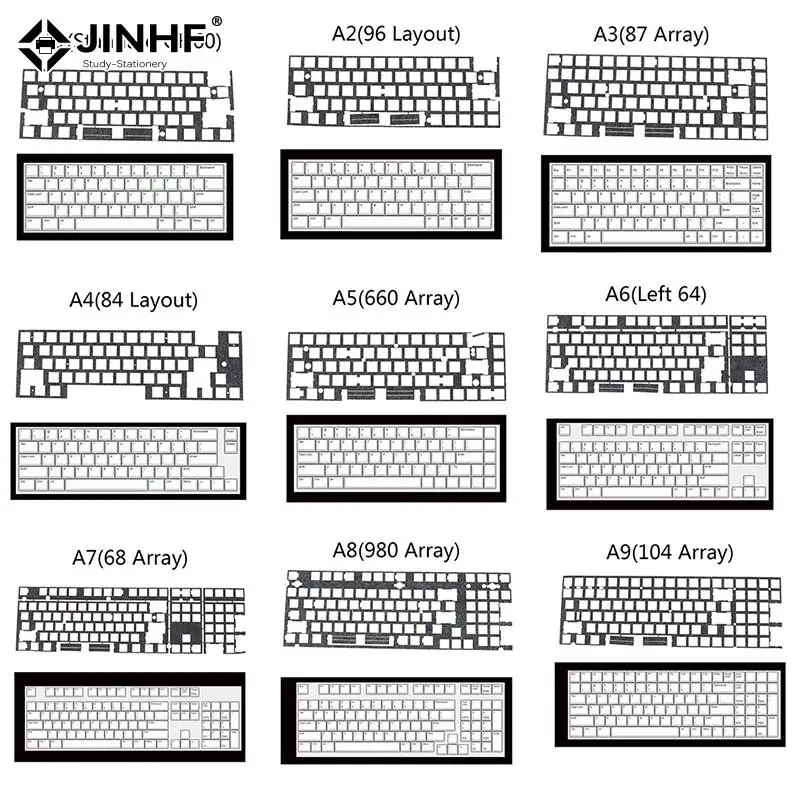

1pc Mute Cotton Silencer Pad Switch Sound Dampeners Sheet Soft Landing Pads Dimple Foam Sponge For Mechanical Keyboard