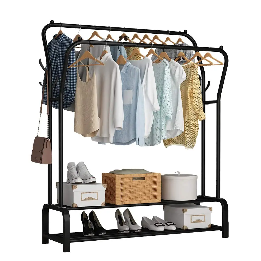 

Arciehou Coat Rack Garment Rack Freestanding Hanger Multi-functional Bedroom Clothing Rack Clothing Rack Clothes Hanger
