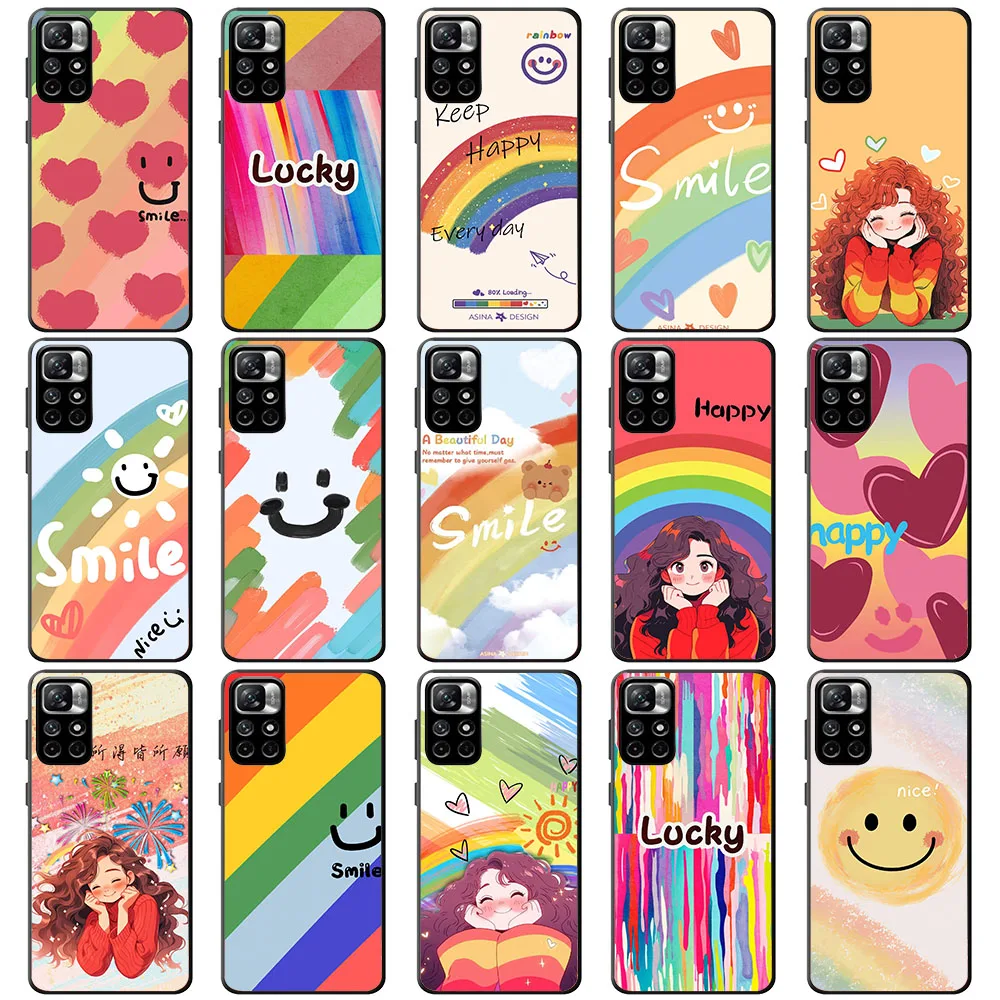 Женская Радужная улыбка мягкая модель для OPPO A77S A72 F11 A95 A94 A57 A96 A77 A17 A92S A16K A17K A38 A54