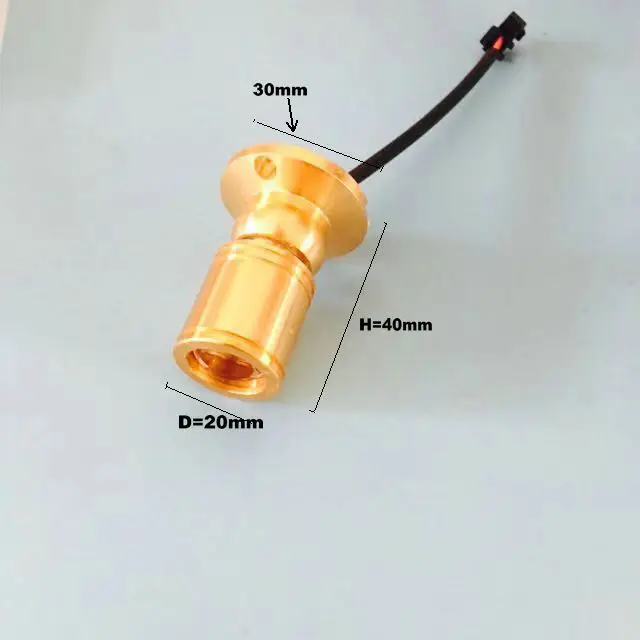 DC12V24V AC85-265V Мини светодиодный точечный светильник оптом Leecom gold Frame 10 шт./лот