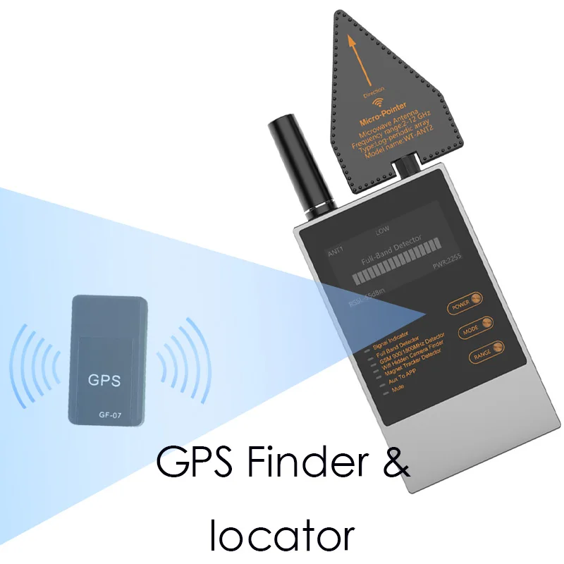 Фото Интеллектуальное устройство для обнаружения скрытых камер, GPS-трекеров, жучков для прослушивания и магнитных локаторов с проверкой данных через приложение №3