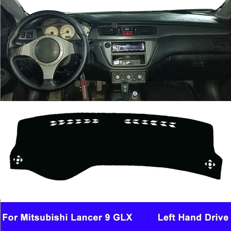 

For Mitsubishi Lancer 9 GLX Car Dashboard Cover Dash Mat Pad Dash Board Cover Carpet Auto Sun DashMat Car Styling Protector