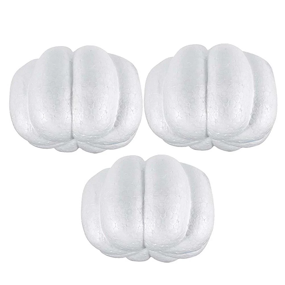 

Pumpkin Pumpkinsdiymold Fake Artificialwhite Styrofoam Crafts Decorations Polystyrene Mini Craft Simulation Decorating Supplies
