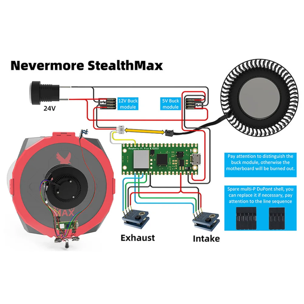 Набор очистителей воздуха для 3D-принтера с/без фильтра Hepa с активированным