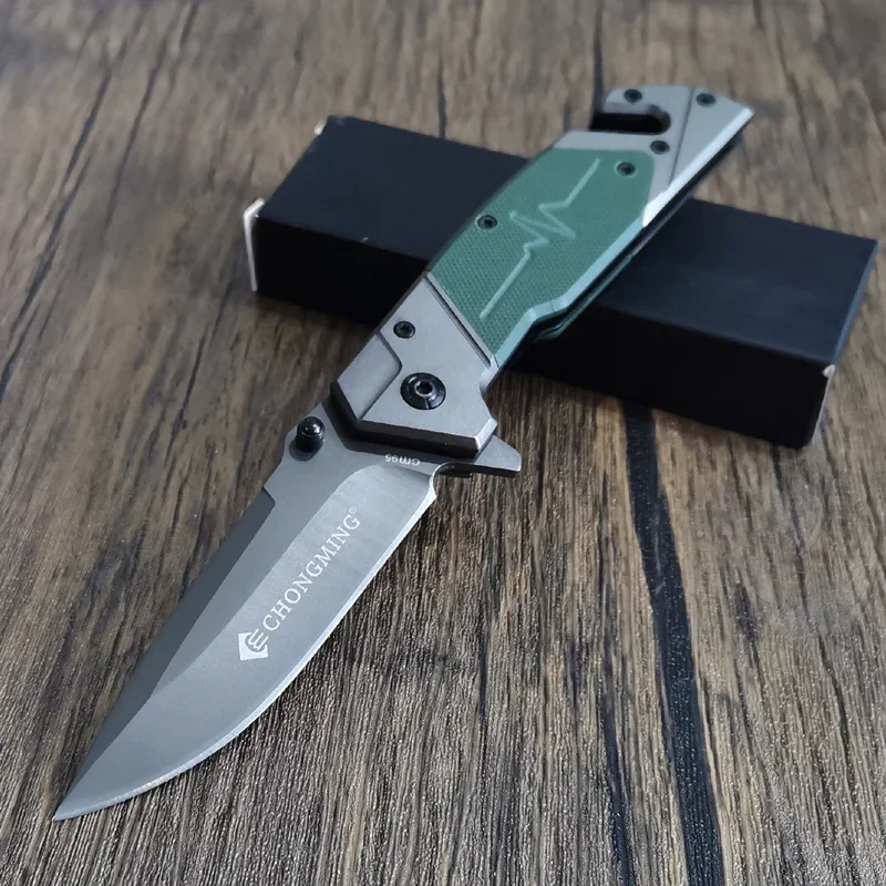 Нож из дамасской стали быстрооткрывающийся складной клинок нож 440C VG10 Ручной