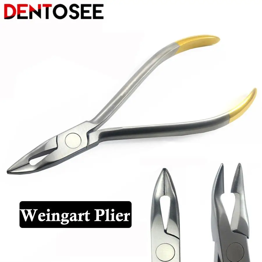 

Dental Weingart Pliers Stainless Steel Orthodontic Pliers with Weingart Plier Tip Dental Lab Tool