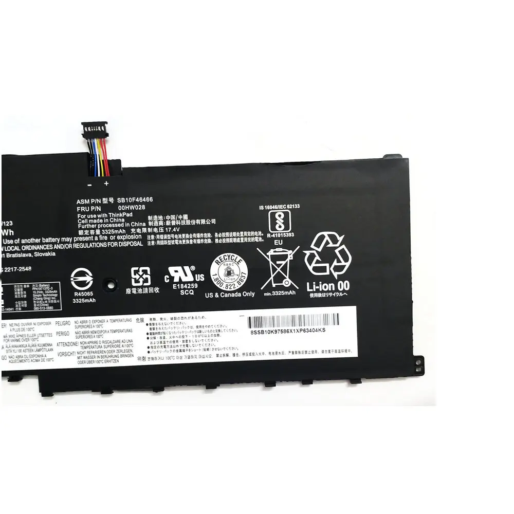 НОВЫЙ 01AV439 аккумулятор для ноутбука Lenovo ThinkPad X1 Carbon X1C Yoga SB10F46466 SB10F46467 20FB002VGE 20FB003RGE