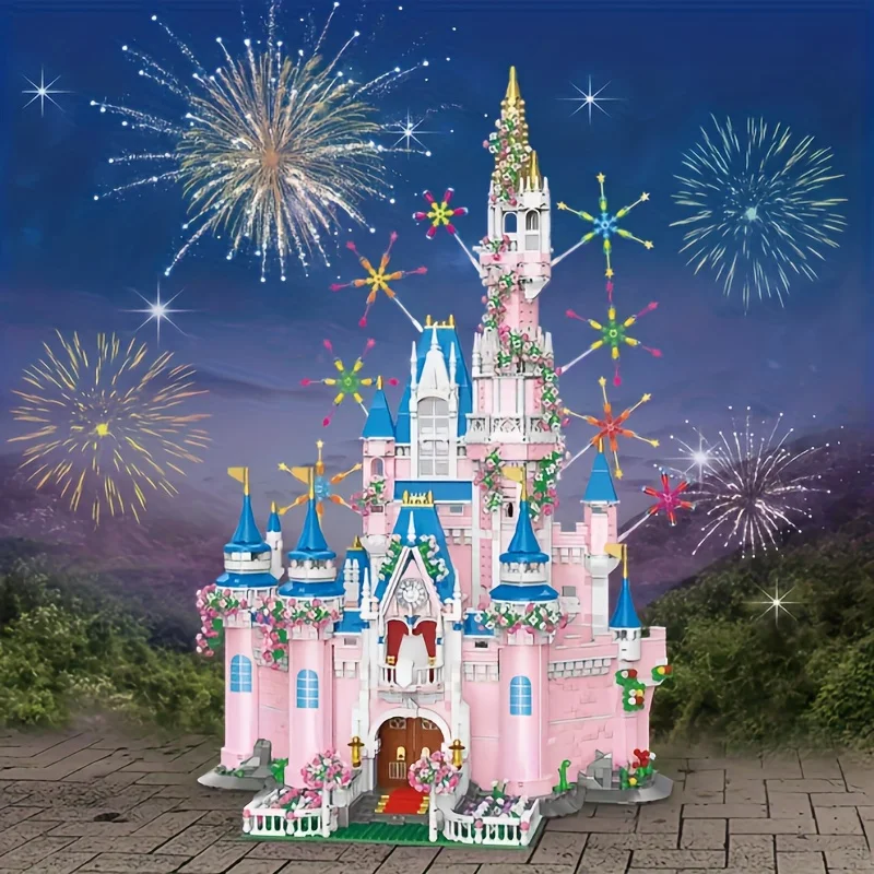 

4981pcs Castle Building Blocks Toy, Difficult Puzzle for Girls, DIY Birthday Gift