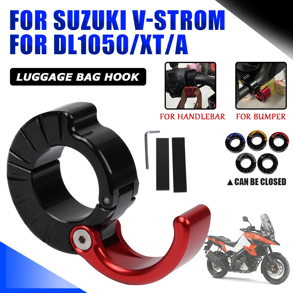 

For Suzuki V-Strom DL 1050 XT Vstrom 1050XT DL1050 A DL1050XT Motorcycle Accessories Luggage Bag Hanger Handlebar Helmet Hook