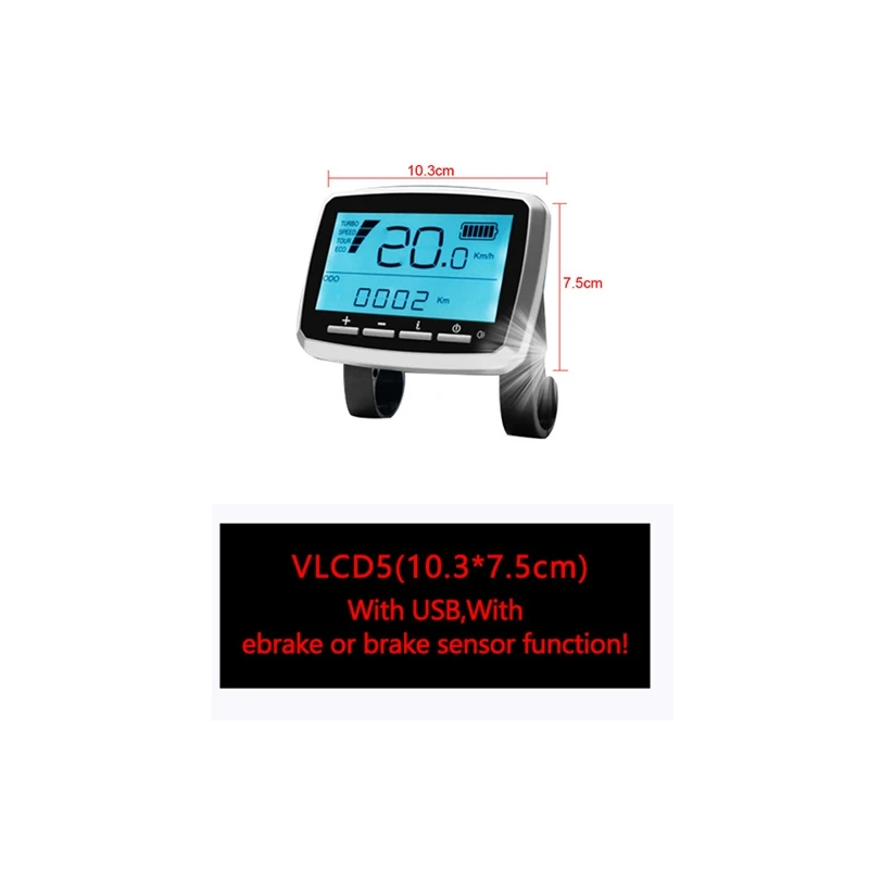 Дисплей VLCD5 для электрического велосипеда Tongsheng TSDZ2 центральная средняя панель