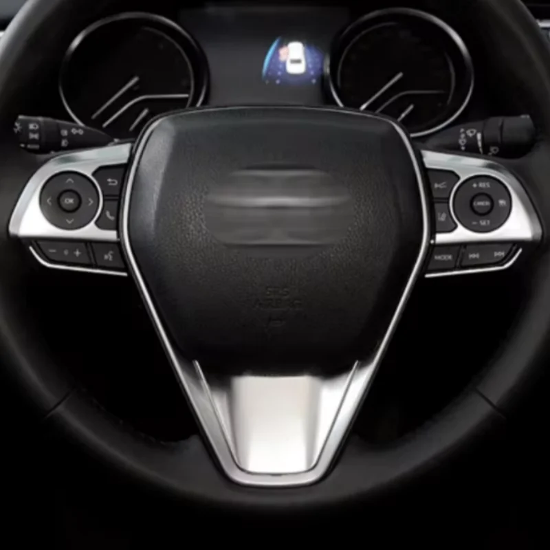 Фото Для Toyota Avalon XX50 2019-2023/Camry XV70 2018-2023: Комплект для стайлинга салона автомобиля, накладки из АБС-пластика на руль, рамка, панель освещения №1