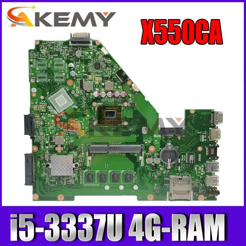 

Процессор X550CA I5-3337, 4 гб озу, материнская плата для ноутбука ASUS X550CC R510C Y581C X550C X550CL, материнская плата X550CA, тест материнской платы 100% ок