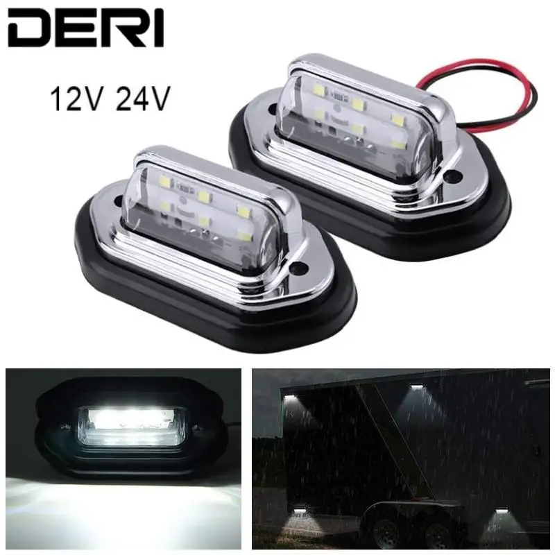 

12-24 В универсальная зеркальная идентификация номерного знака Лампа дверная лампа для мотоцикла лодки автомобиля грузовика прицепа RV