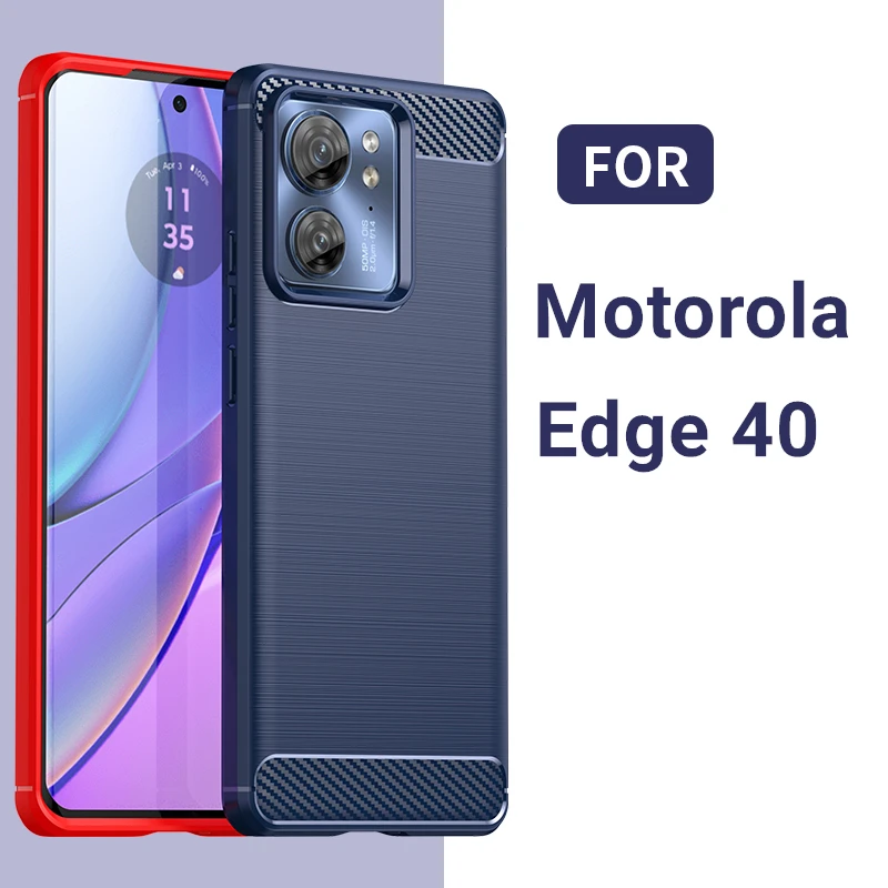 

Чехол для Motorola Edge 40, чехол для Motorola Edge 30 40, противоударные мягкие защитные чехлы из ТПУ для задней панели телефона Motorola Edge 40