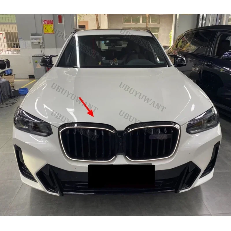 Фото Для BMW X3/X4 G01 G02 G08 M40i 20i 30i 22-24: Передняя решетка бампера, замена решеток из ABS-пластика, решетка с LED-подсветкой №2
