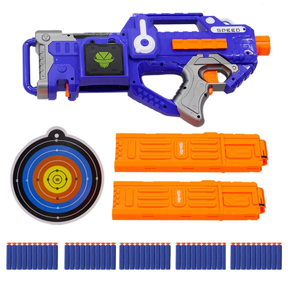 

New Arrival Electric Soft Bullet Gun Sniper Rifle Suit for Nerf Bullets Toy Gun EVA Dart Blaster Toy Rifle Gun Kids Best Gift