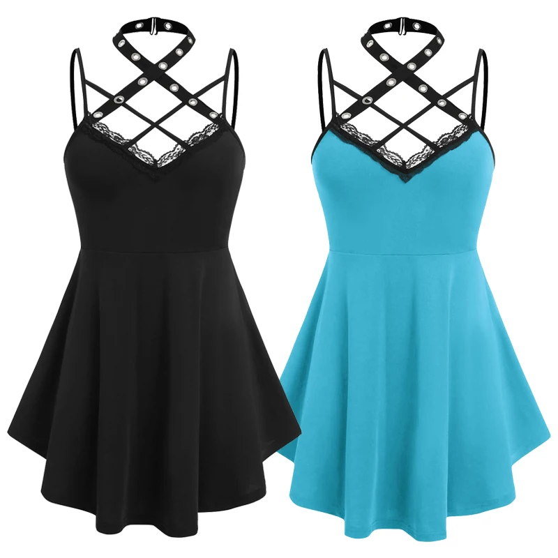 

Женская блузка без рукавов, с лямкой на шее