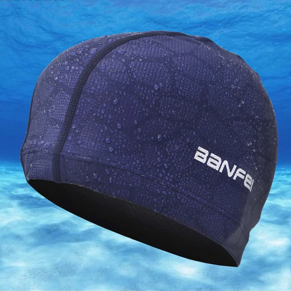 

Men&Women Large Bathing High Elastic Unisex Sports Waterproof Hat Swimming Caps Ear Protect Swim Pool Hat Diving Hat