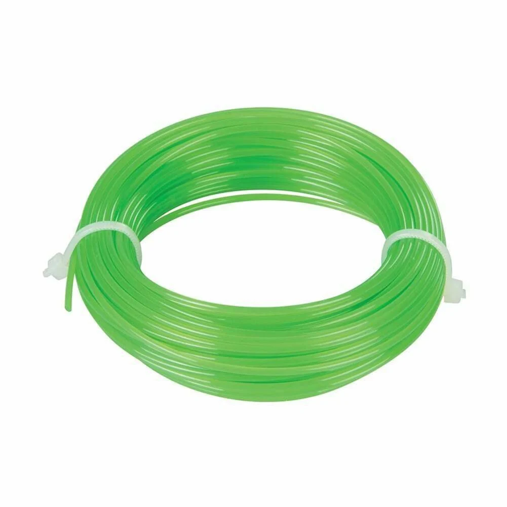 2Pcs Nylon Strimmer Lines Cord 2mm X 15M Universal Grass Trimmer Brush Cutter Replacement Wire Green Garden Tool Parts