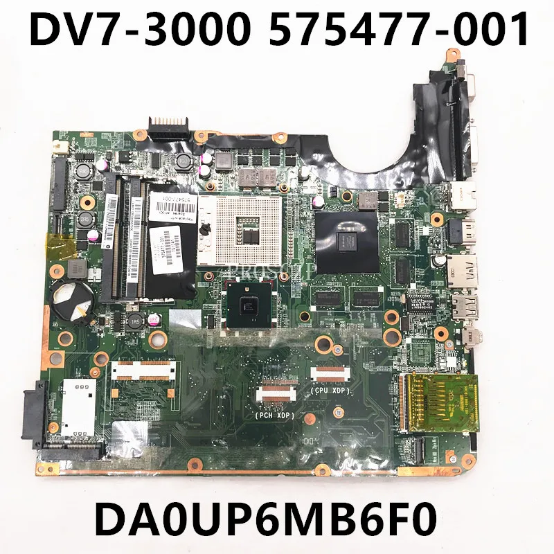 575477-001 575477-501 575477-601 Mainboard For HP Pavillion DV7 DV7T DV7-3000 Laptop Motherboard DA0UP6MB6F0 PM55 100% Tested OK