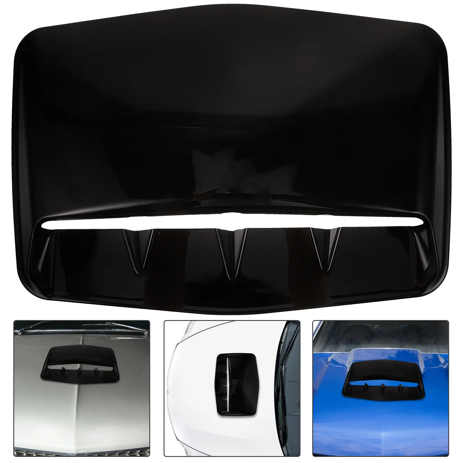 

Car Accessories Vehicle Air Covers Universal Side Scoop Hood Plastic Cowl Vents Cars Louvers