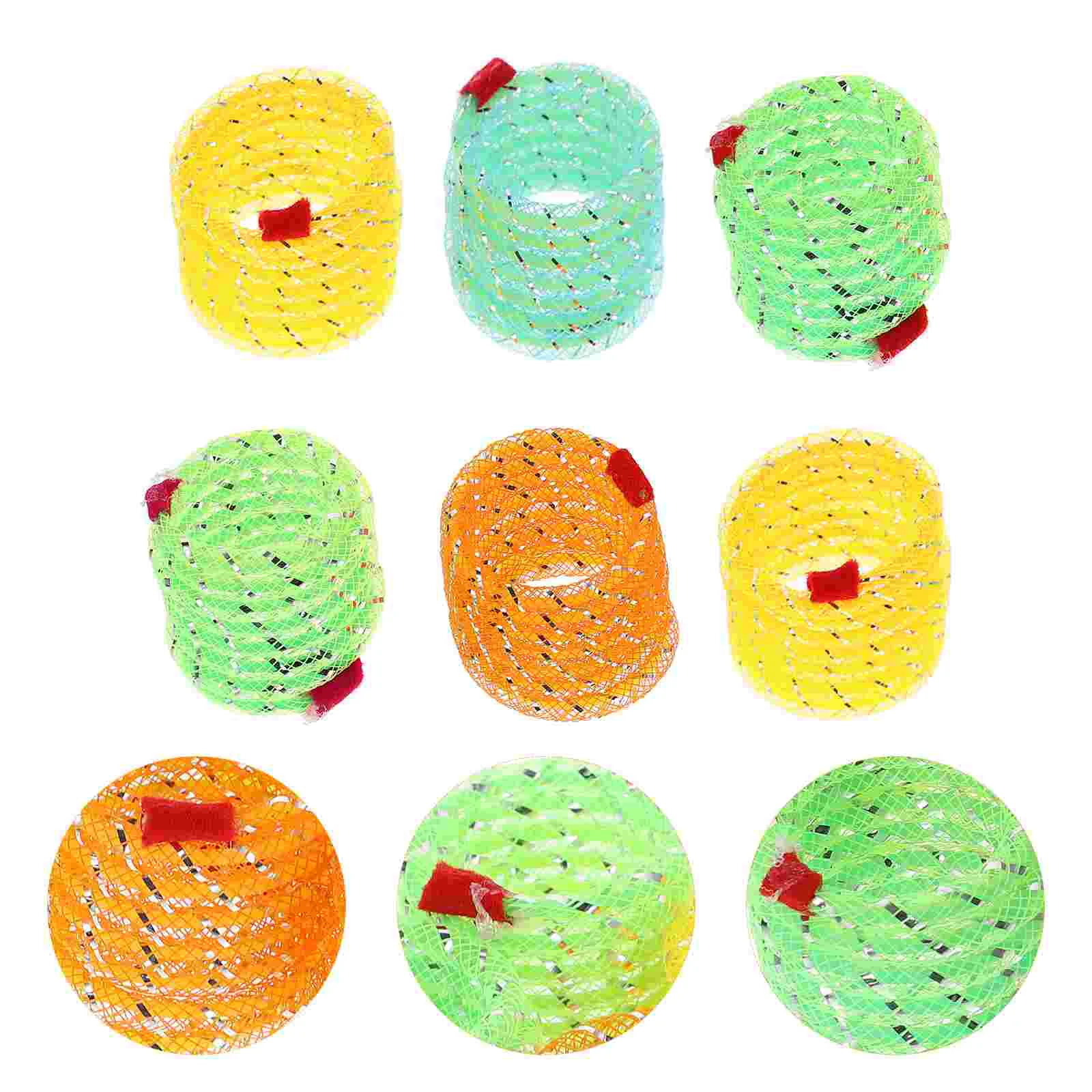 

6 Pcs Cat Interactive Toy Kitten Toys Cat Spring Tube Toy Indoor Toys Pet Toy Elasticity Cat Treat Toy