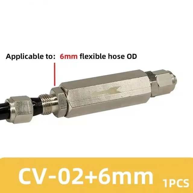 

Пневматический Разъем Обратного Клапана, Медный Адаптер Для Воздуха/воды, Газа, Односторонний Клапан, Фитинг