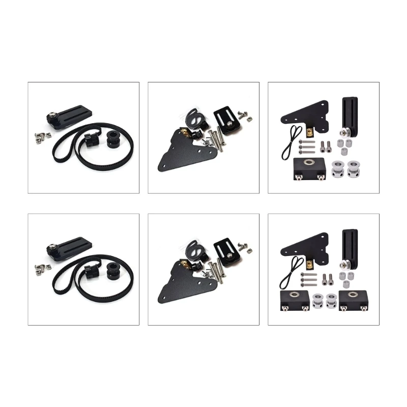 

Обновленные детали для принтера Ender 3-набор из двух оси Z, комплект для модернизации алюминиевого 3D-принтера, двойной комплект винтовых зажимов с Z-натяжением для CR10
