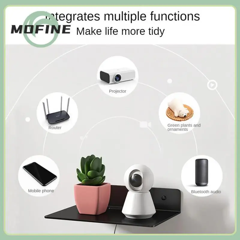 

Organizer Surveillance Camera Support Rust Prevention Simple Installation Shelf Wall-mounted Camera Wall Living Room Bracket