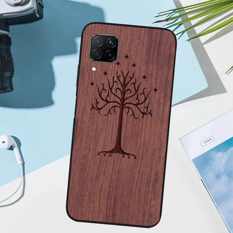 Фото Чехол Tree Flower Bamboo Wood для Huawei Nova 10 9 SE 8i 11i 12i 12s Y60 Y61 Y70 Y90 Y72 Y73 Y91 P60 Pro P30 P40 Lite №4