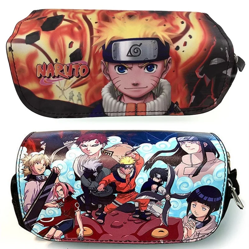 

Naruto Anime Pencil Case Students Pencil Cases Big Pen Bags Storage Box Boy Girl Kid Large Capacity School Stationery Supplies