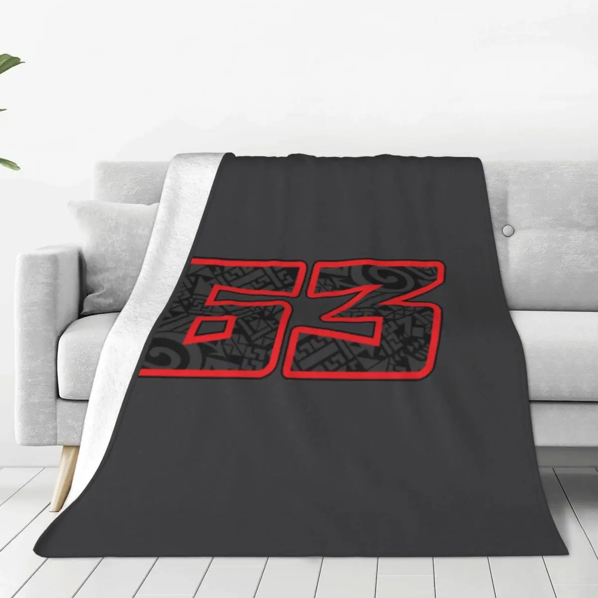 

Francesco Bagnaia Size 63 Comforter Bed Soft Blanket Bed Baby Blanket minimalist cool Art Design fluffy soft microfiber washable
