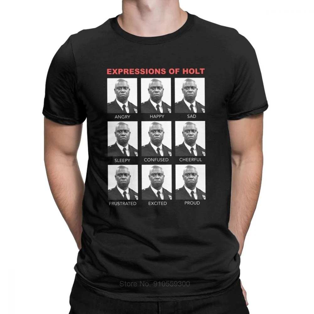 

Футболка с принтом альбома Холта Brooklyn Nine Brooklyn 99, классические топы, Мужская Уличная одежда, Прямая поставка