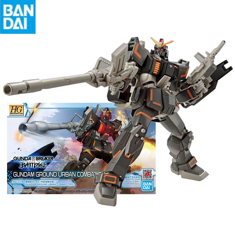 

Bandai Gunpla Hg 1/144 Gundam Ground Urban Combat Type Assembly Model Collectible Robot Kits Models Toys Figures Best Kids Gift