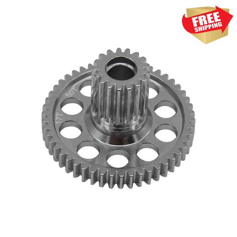 Hr Aluminum Counter Gear 17/50t For The Tamiya Grasshopper Hornet Lunch Box Midnight Pumpkin
