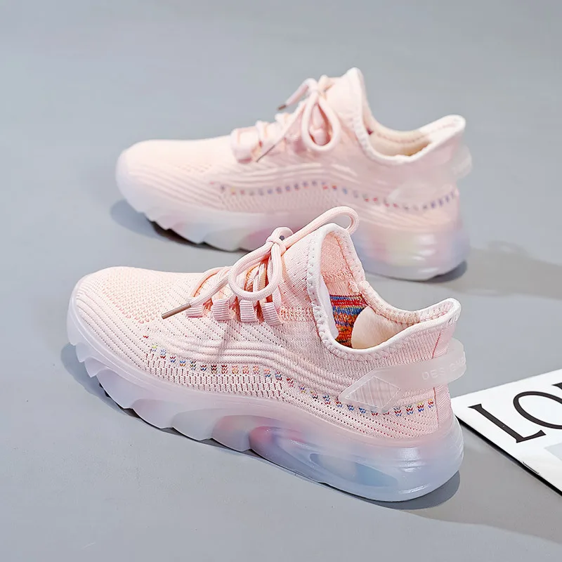 

Women's New Fashion Platform Sport Shoes Female Autumn New Breathable Outdoor Running Sneakers Lightweight Casual Tennis Shoes