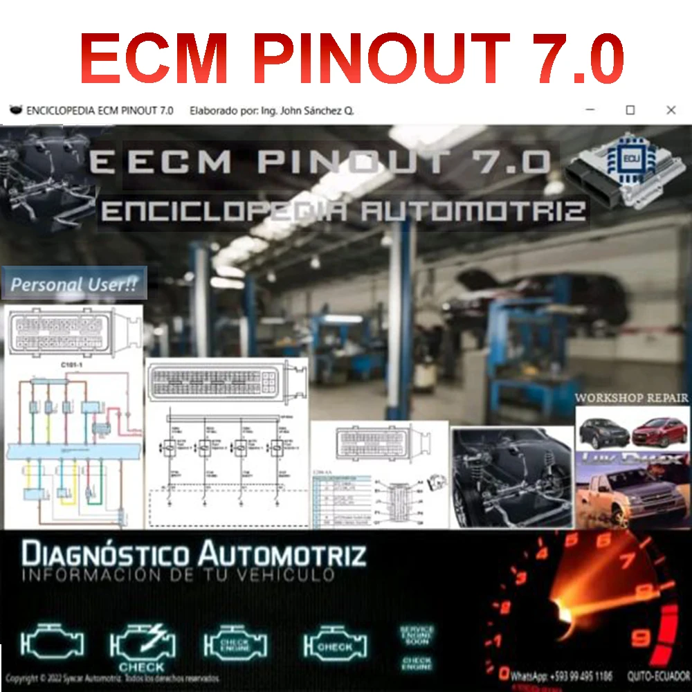 ECM PINOUT 7 0 автомобильное программное обеспечение диаграммы проводки Автономная