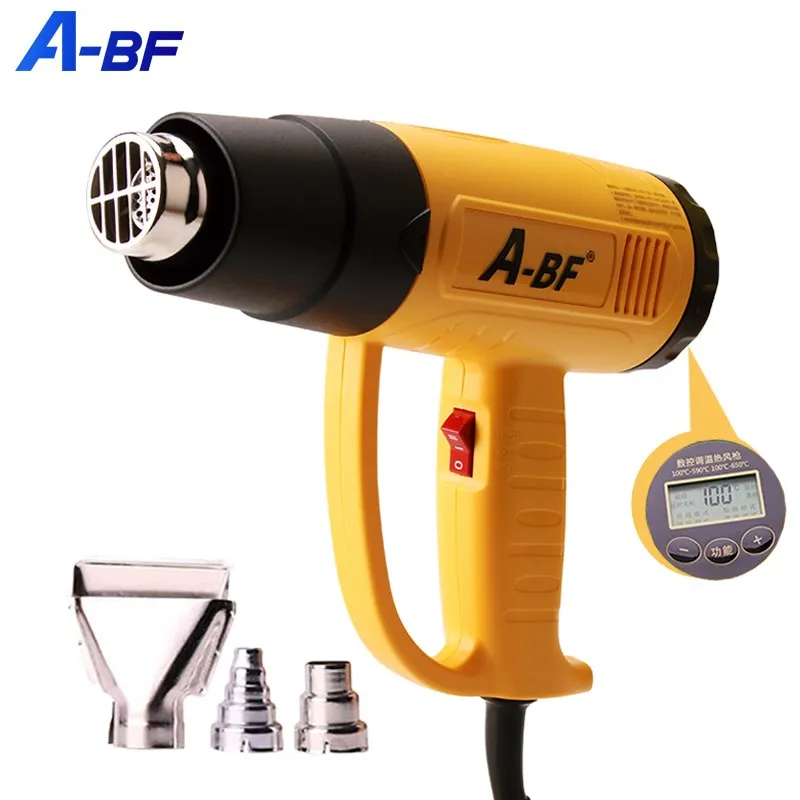 

A-BF Hot Air Gun Digital Display Micro Rework Soldering Station Hot Air Gun For Welding Repair Tool 1600W/2000W