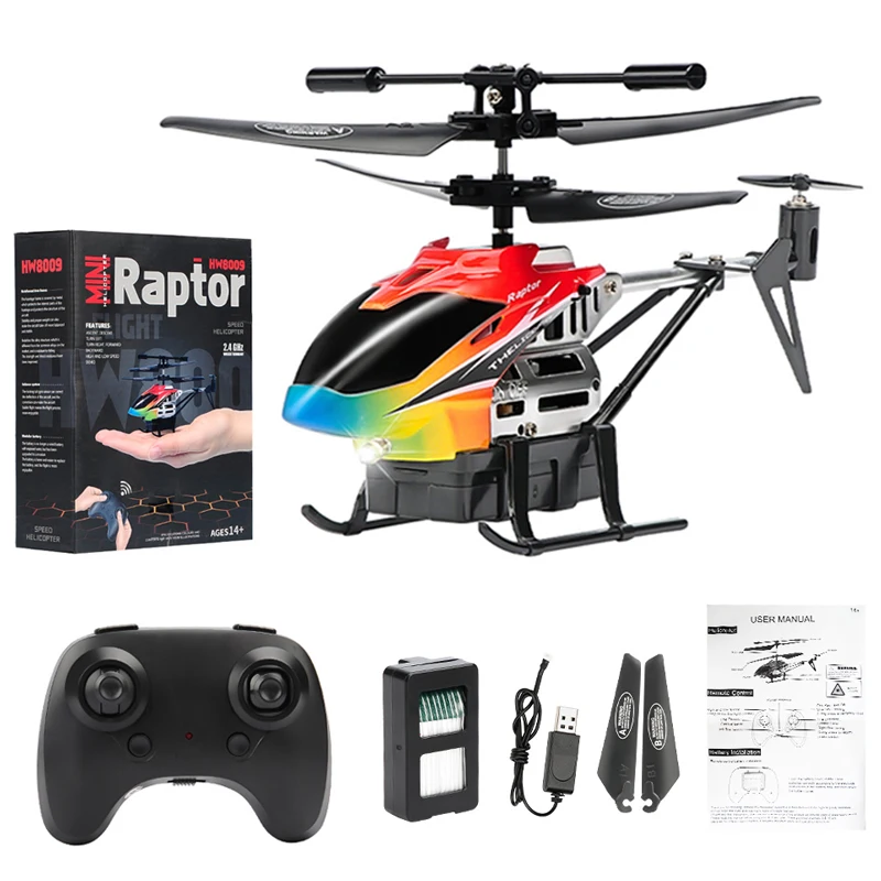 

3.5CH RC Helicopter 2.4G Remote Controller Aircraft RC Plane With Led Light Anti-collision Durable Alloy Toys For Beginner Kids